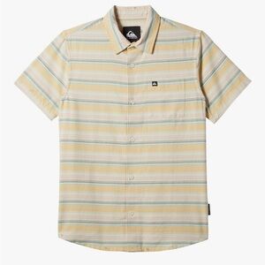 Quiksilver' Apero Classic Short Sleeve Woven Button Down Shirt Size 2T